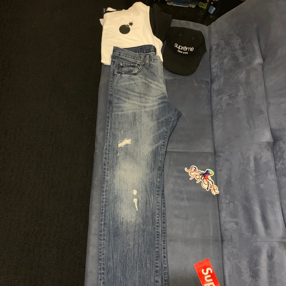 Aeropostale Slim Straight Jeans / Ripped - Picture 3 of 6